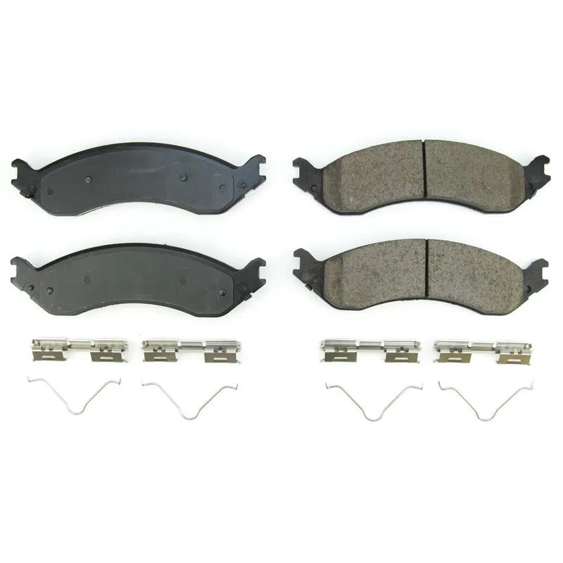 17-2406 – POWERSTOP Brake Pad, FMSI Number D2406 Ceramic Brake Pads Set Of 4 With Premium Stainless Steel Hardware